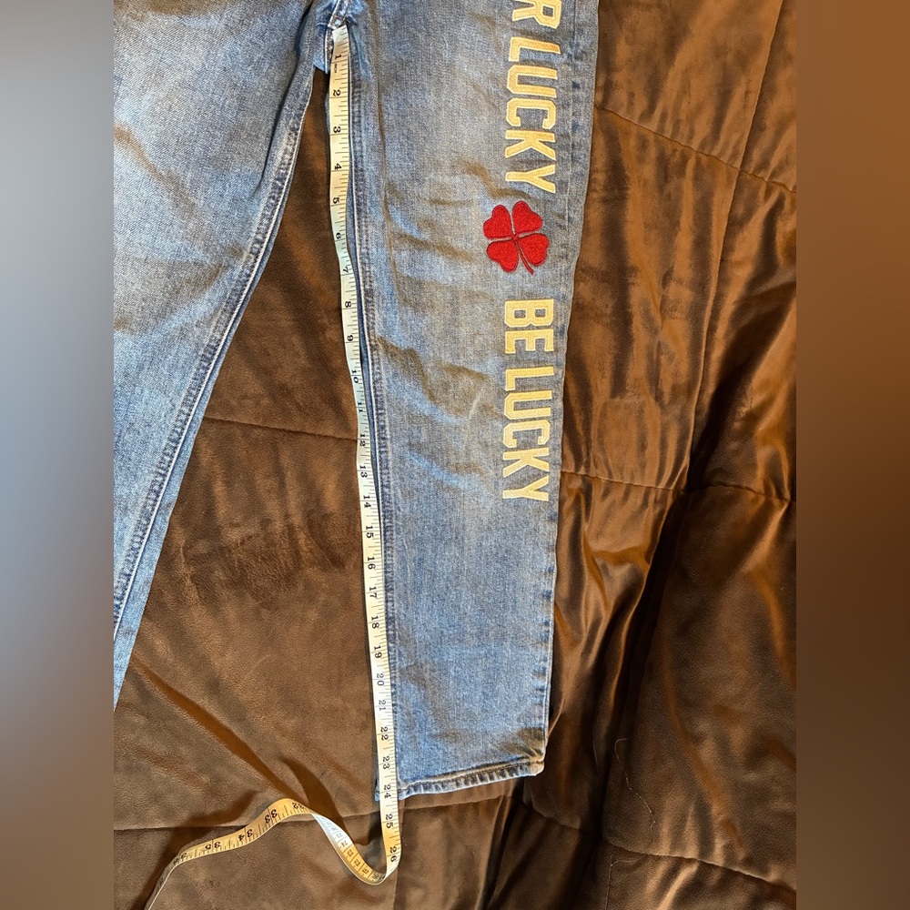 Lucky Brand, Bridgette Hi-rise Straight Jeans with embroidered Side Graphic, 28 - Picture 4 of 14